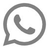 Graues WhatsApp-Icon für den direkten Kundensupport in der Schweiz.