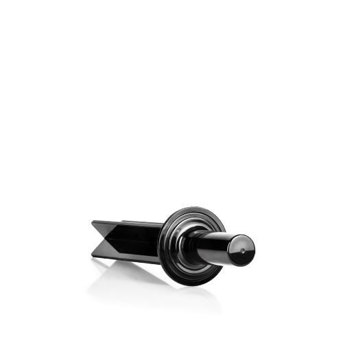 Schwarzer Stampfer T100 für bianco di puro Behälter Canto und Inox zur Verarbeitung fester Zutaten.