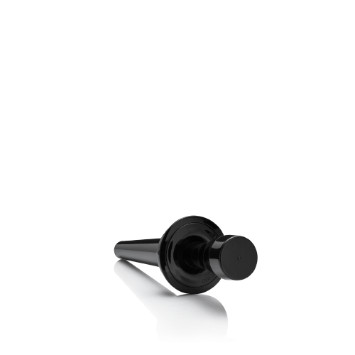 Schwarzer Stampfer TXS für bianco di puro Hochleistungsmixer zur Zubereitung von Nussmus und Eis.